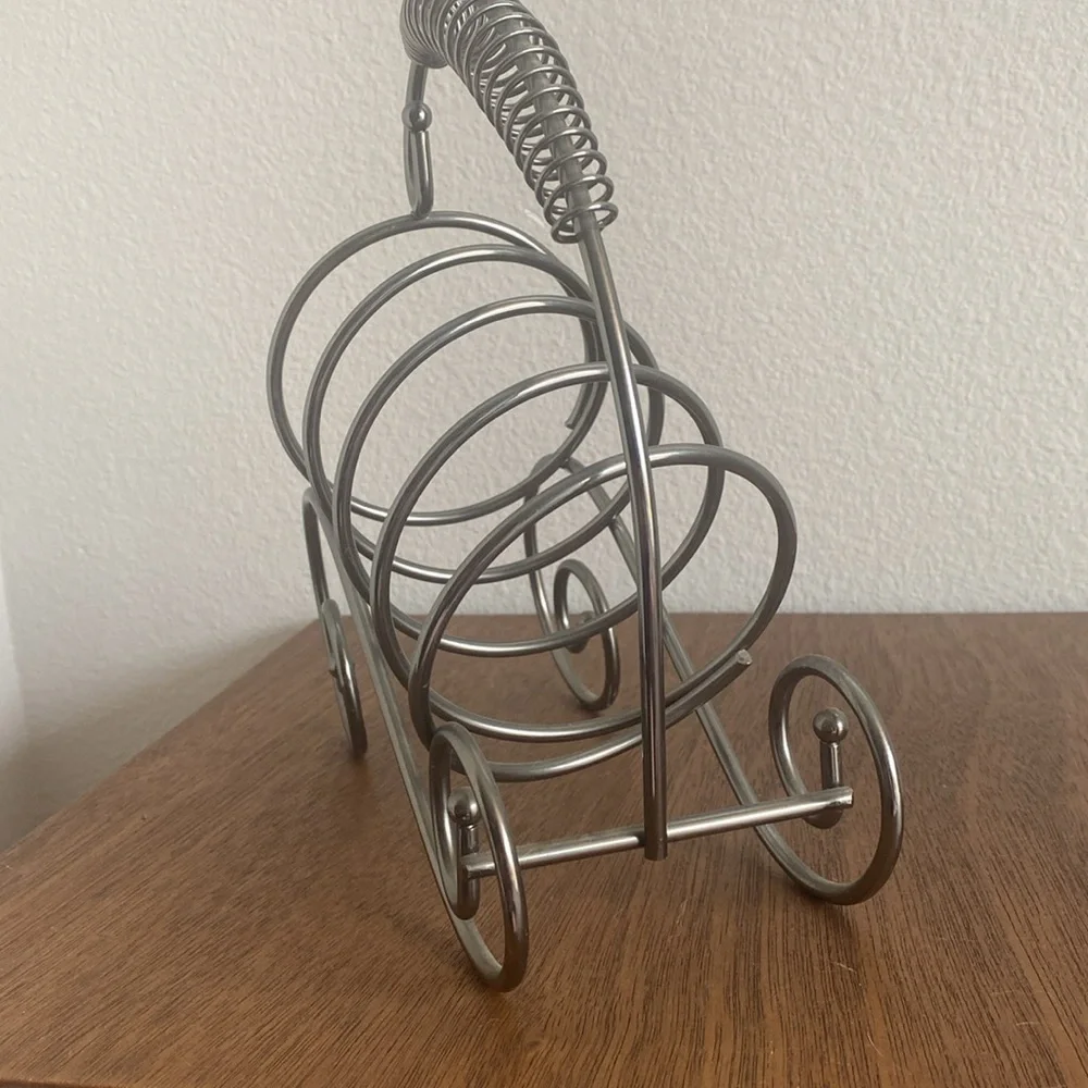 Single Wine Bottle Holder, Countertop Wine Rack, Iron Metal